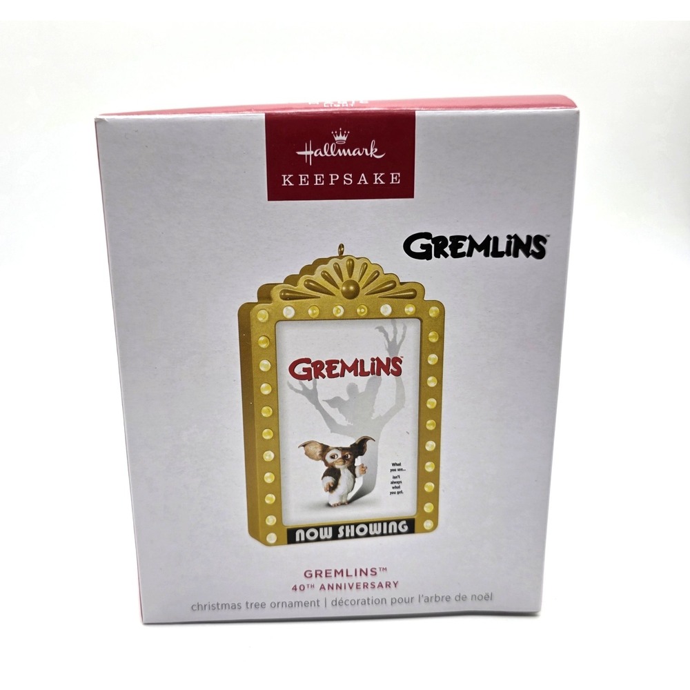 2024‎ Hallmark Gremlins 40th Anniversary Movie Poster Ornament Magic Light NEW